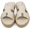 Bonateks FRRBTRLK100264, Wedge Sandalo Da Donna, Beige, 39 EU, beige, 39 EU