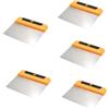 Artibetter 5pezzi Raschietto Acciaio Inossidabile Per Pulizia e Riparazione Spatola Multifunzionale Per Applicazione Stucco e Rimozione Sporco Utensile e Da Te