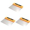Artibetter 3pezzi Raschietto Multiuso Acciaio Inossidabile Per Cucina e Riparazioni Strumento Versatile Per Applicazione Di Stucco e Pulizia Design Ergonomico Con Manico Leggero e Facile Da