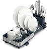 Joseph Joseph Extend Slim Scolapiatti Espandibile, Acciaio Inox, Portaposate Rimovibile, Beccuccio Girevole