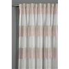 Gardinia Sehlbach Tenda pronta per l'uso con fettuccia, Righe a blocchi, Rosa, 140 x 245 cm, Traslucide, Opaca, Design di tendenza, Drappeggio perfetto, Certificato Oeko-Tex