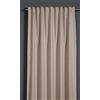 Gardinia Sehlbach Tenda pronta con fettuccia, Texture in lino, Rosa, 140 x 245 cm, Tessuto opaco, Certificato Oeko-Tex, Combinazioni versatili, Facile da applicare