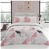 GC GAVENO CAVAILIA Set Copripiumino Reversibile in Marmo Metallico, Set di Biancheria da Letto Matrimoniale, Copripiumino Lavabile, Rosa