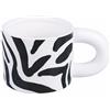 Villa d'Este Home Tivoli 1996 Tazza in porcellana 360 ml, decoro animalier, Safari Zebra