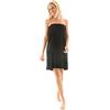 CelinaTex Samoa Kilt da Sauna L/XL Nero da Donna in Microfibra Coral Fleece