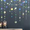 Cheerland Decor365 Bling Bling iridescente Twinkle Star Garland Streamer Kit per le decorazioni di festa Glitter Metallic Circle dot Garland Glittery Bunting Garlands Banner per Wedding Kids Room