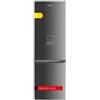 Corbero - Frigorifero Combi Statico | CCH1824EX | 262L | 180cm | Cassetto Crisper | Luce LED | Scaffali in vetro | Portauova e secchi | Inox