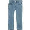 s.Oliver 2167056 Jeans Pantaloni Straight Leg, Blu, 134 Bambina