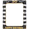 Ferizzia Cornice Portafoto Gonfiabile 50 Anni, Oro Cornice per Foto Gonfiabile Compleanno, 71 x 58 cm, Photo Booth Props, Gadget Compleanno Adulti, per Feste, Eventi, Fotografie
