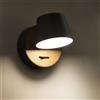 Ouglres Lampada Da Parete Industriale Con Interruttore Nero, Girevole a 360° In Legno, Retrò Per Lettura Interna, Comodino Camera Da Letto, Corridoio Soggiorno