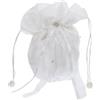WINOMO Borsa da Sposa per Matrimonio, Pochette da Sera, 1 Pezzo, Bianco Latte, S