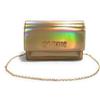 Love Moschino Borsa a Spalla Donna, Platino, 22X14X5