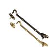 power tool POWERTOOL Gancio e occhiello, 1 gancio per finestra, in ottone anticato, per porte, finestre, stile decorativo (ottone 22,5 cm)