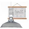 DC VOLTAGE Paralume da Soffitto Moderno in Metallo Cromo 30 cm Facile da Installare Lampada a Sospensione per Camera da Letto Cucina Bagno Stile Antico