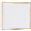 Bi-Joy Lavagna Magnetica Bianca, Superficie in Acciaio Smaltato cancellabile a secco, con Cornice in Legno di Pino (40 x 30 cm)