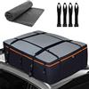 YMPPMKN 580L Box da Tetto per Auto Resistente con Fibbie, Box da Tetto Auto Pieghevole, Borsa da Tetto Impermeabile, Baule Tetto Auto per Tutti i Veicoli con/Senza Portapacchi