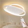 Epochglo Plafoniera LED Dimmerabile per Cameretta dei Bambini, 38W Lampada da Soffitto LED con Telecomando 3000K-6500K Moderna Plafoniera LED Adatto per camera da letto ragazzi ragazze neonati, 40cm