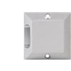 Partenopea® Faretto calpestabile pavimento giardino LED segnapassi radente impermeabile Silver carrabile finestre doppia emissione luce 12V IP65 4000K (Silver quadrato, 2W monoemissione)