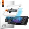 Spigen Glas.tR EZ Fit Vetro Temperato compatibile con ROG Ally X (2024) RC72LA, 2 Pezzi, con Kit di Installazione, Durezza 9H Protezione Schermo Cristallina