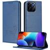 XINYEXIN Custodia per Honor 200 Smart 5G, Cover a Libro in Pelle PU con Blocco RFID, Slot per Carte, Supporto, Protezione Completa Antiurto - Blu