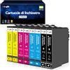 Meagiis Compatibili con 405XL Cartucce d'inchiostro Compatibili con Epson Workforce WF-7310 WF-7830 WF-7835 WF-7840 Pro WF-3820 WF-3825 WF-4820 WF-4825 WF-4830 (2 Nero, 2 Ciano, 2 Magenta, 2 Giallo)