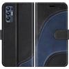 BoxTii Cover per Oppo Find X3 Neo 5G / Oppo Reno 5 PRO Plus 5G, Custodia in PU Pelle Portafoglio per Oppo Find X3 Neo 5G / Oppo Reno 5 PRO Plus 5G, Magnetica Cover a Libro con Slot per Schede, Nero