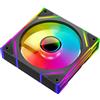 TZMRIT PRISM4EX 120mm Infinite Mirror ARGB PC Fan with PWM Control And ARGB Effect (BK Reverse Flow)