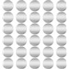 Naapesi 30 Pezzi Piastra in Metallo per Magneti, Piastre Metalliche Autoadesive in Ferro, Piastre Sottili Metallo Magro, Placche Metalliche Adesive Utilizzo Multiplo per Supporto Magnetico Auto (Rotondo)