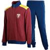 Enzo Castellano F.C. Torino Pigiama Tuta Uomo Torino F.C. Toro Prodotto Ufficiale Pile Zip con Scatola (Bordeaux, S)