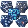 Aolso Cotone Mutandine di Apprendimento per Bambino,5PCS Pantaloni da Vasino,Pannolini Lavabili Riutilizzabile Copripannolino Neonato,Pannolini-Mongolfiera 110