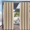 Hiseng Tende Gazebo per Esterno Impermeabili, Tende da Esterno con Occhielli Tenda per Balcone Idrorepellente 1 Pezzo Tenda Oscurante da Esterno Termica per Giardino (132x160cm,Colore Kaki)
