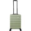 Cabin Max Anode 55x35x25 Valigia Viaggio Aereo Bagaglio a Mano, Leggero Trolley a guscio rigido, Serratura integrata - ITA, Air France, KLM -44L Bode Verde