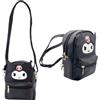 WKxinxuan Kuromi Zaino Kawaii Kuromi Zaino pelle PU Accessorio per borse plastica Kuromi My Melody Borsa Kuromi Borsa Sanrio per ragazze con piccola borsa Kuromi carinaAnime Kuromi Nero