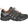 adidas Terrex Swift R2 Gore-Tex Hiking Shoes, Scarpe da Trekking Donna, Olive Strata/Aurora Black/Amber Tint, 38 EU