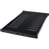 StarTech.com Mensola per rack 19 1U ventilata, Ripiano per armadi rack 19 pollici fisso con profondità regolabile da 48 a 97 cm, Mensola per apparecchiature A/V, Capacità 80Kg (ADJSHELF)