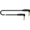 QUIK LOK - JUST 2JR-05 - Cavo per Strumenti Musicali, 0,5 m, connettori Jack Mono 6,3 mm Angolati 90°
