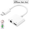 DAEETO Adattatore jack per cuffie per iPhone 8 Connettore per splitter per caricabatterie da 3,5 mm per auricolari per iPhone 7/8 / X Cavo adattatore per caricabatterie stereo 2 in 1 cavi Supporto iOS12