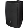 Dynavox PB402 cassa HiFi con supporto da parete, altoparlante compatto a 3 vie, nero