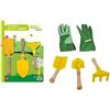 PLANETE PLANTE - Set di 3 attrezzi da giardino per bambini - Silenzio Cresce - 170636SP - Metallo - Giardino - Natura - Pianta - Fiori - Gioco per bambini - A partire dai 3 anni