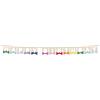 Folat 27785 Decorazione per compleanni e feste colorata - Ghirlanda di Bandierine - Legno - HAPPY BIRTHDAY - Stripetastic - 4 m - Articoli per feste per bambini e adulti