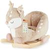Bieco dondolo bambini peluche cervo, 60 cm | cavallo a dondolo per bambini | cavalluccio per bambini | cavallino a dondolo bambini cavalluccio a dondolo bambini 1 anno cavallo dondolo bimba