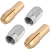 POPETPOP 22pezzi Collet Per Smerigliatrice Elettrica Mandrini Rame Per Trapano Con Nut Diametri e Accessori Per Utensili Rotativi Adatti Per Materiali Leggeri