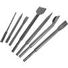 Mipcase 1 Impostato Set Di Pick Elettrico a Scalpello Sostituzione Bit Di Cacciavite a Due Lati Punta Elicoidale Pezzi Di Perforazione Per Vanga Per Legno Grey 40 in Acciaio Cromato
