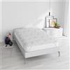 Italian Bed Linen Topper Piazza e Mezza 120x195 Made in Italy con Fibra di Tencel per Massimo Comfort