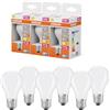 OSRAM Lampada LED Superstar A25 a forma di lampadina a filamento dimmerabile, 2700 K bianco caldo, 1,8 W, E27, satinata, 250 lm, 15.000 h, per lampade da soffitto e da terra, antiabbagliamento,6-Pack