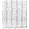 Gardinia Sehlbach Tenda pronta per l'uso con fettuccia, Onde in jacquard, Bianco, 300 x 125 cm, Aspetto elegante, Facile da applicare, Design senza tempo, Abbondante luce diurna