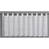 Gardinia Sehlbach Tenda bistot onde su lamina, Bianco, 135 x 45 cm, Design con stampa su lamina, Eleganza senza tempo, Opaca, Certificato Oeko-Tex, Montaggio semplice