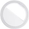 Veemoon Anello Di Luce Per Selfie Bianco Con Modalità Di Illuminazione Ottimale Per Smartphone e Fotografia Notturna
