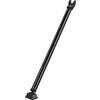 eSynic Barra di Sicurezza Regolabile per Porte 84-113cm, Sbarra Fermaglio per Porta Standard e Scorrevole Fino a 250KG, Supporto Telescopico Antiscivolo per Portefinestre Protezione Casa - Nero