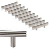 SOTECH 10 x SOTECH Maniglia per mobili G17 tubo in vero acciaio inox Ø 12 mm/Spaziatura dei fori 64 mm maniglie a barra